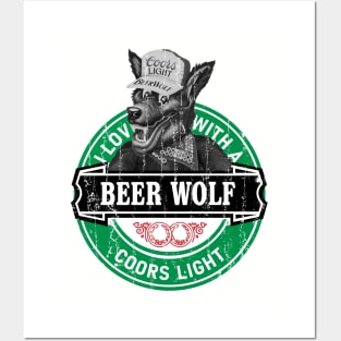 Beer Wolf - Coors Light Posters and Art